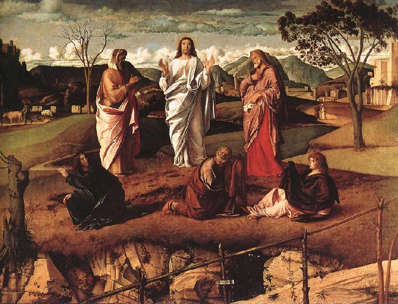 BELLINI, Giovanni Transfiguration of Christ fdr china oil painting image